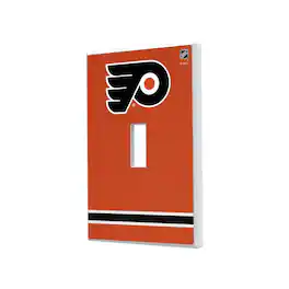 Keyscaper - Philadelphia Flyers Single Toggle Lightswitch Plate - Multicolor