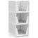 Alt View 4. Sorbus - Sorbus Shelf Organizer - Closet Shelf Organizer for Clothes, Closet, Bathroom, Kitchen, Garage - Plastic Stackable Shelf - White Large.