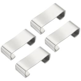 Unique Bargains - 4pcs Stainless Steel Chopstick Rest 1.6x0.6x0.51 Inch Tableware Tool for Fork Teaspoon Dining - Silver Tone