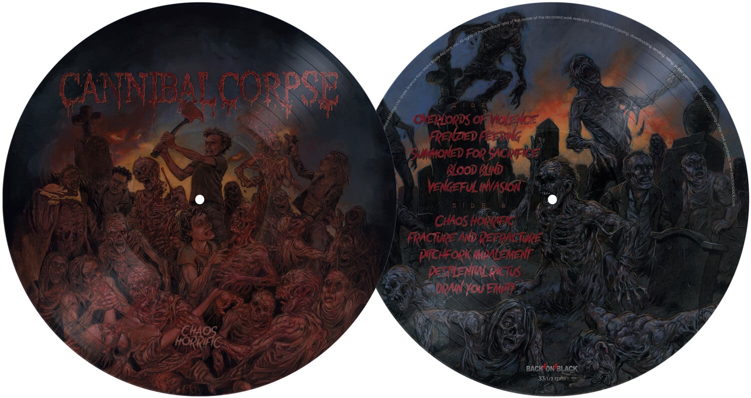 Cannibal Corpse - Chaos Horrific - Picture Disc   - VINYL LP price history on PriceWatchPro
