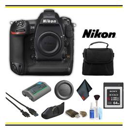 Nikon - D5 DSLR Camera (Body Only, Dual XQD Slots) (1557) Starter Bundle - Black
