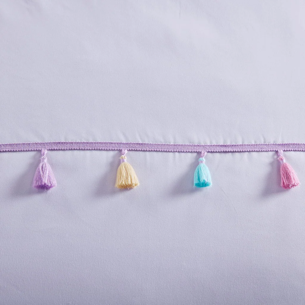 Alt View 5. Gracie Mills - Gracie Mills Pinnacle 3-PC Tassel Comforter Set - Lavender.