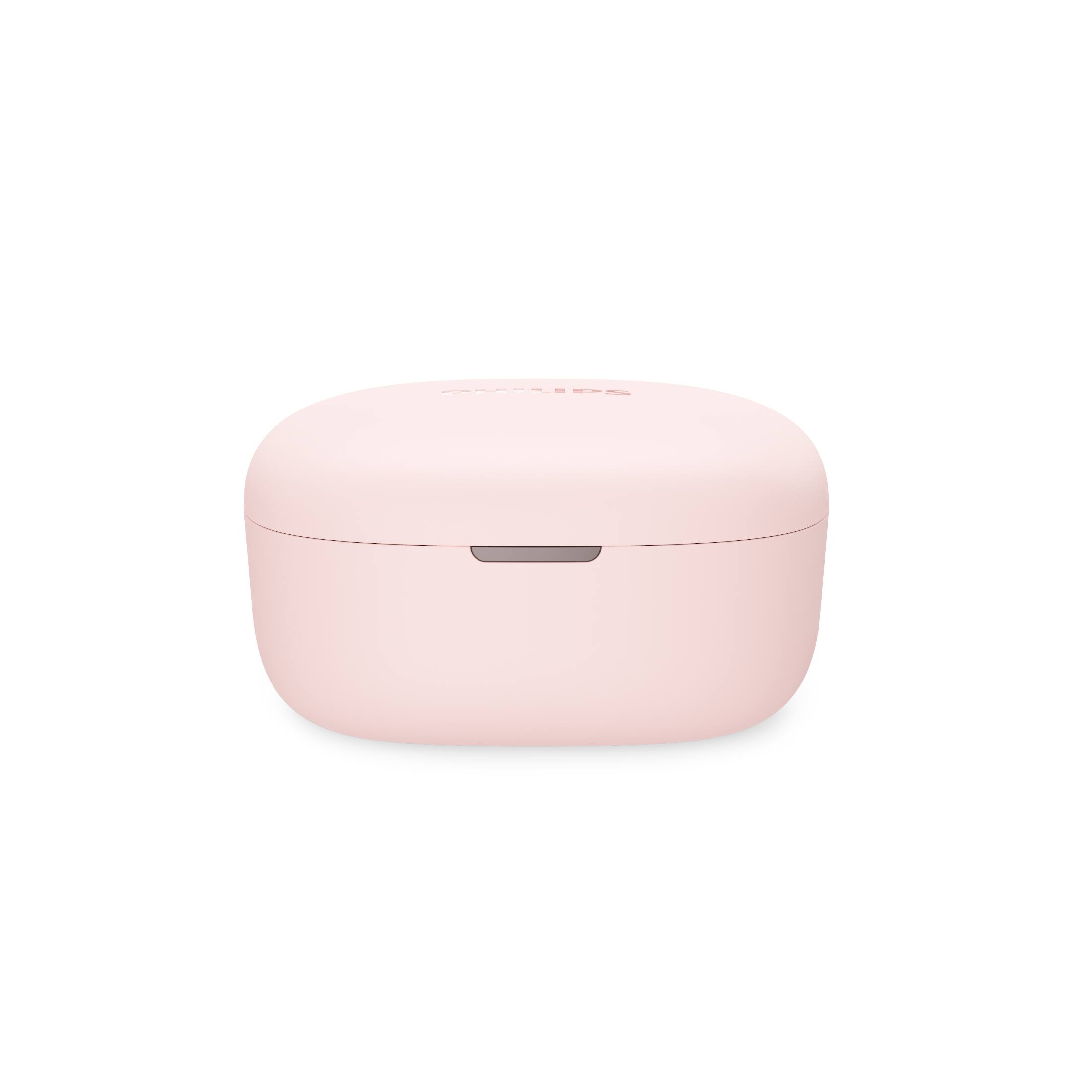 Alt View 1. Philips - TAT2100 True Wireless In-Ear Bluetooth Earbuds with 4-Mic Technology, 36H Playtime - Pink.