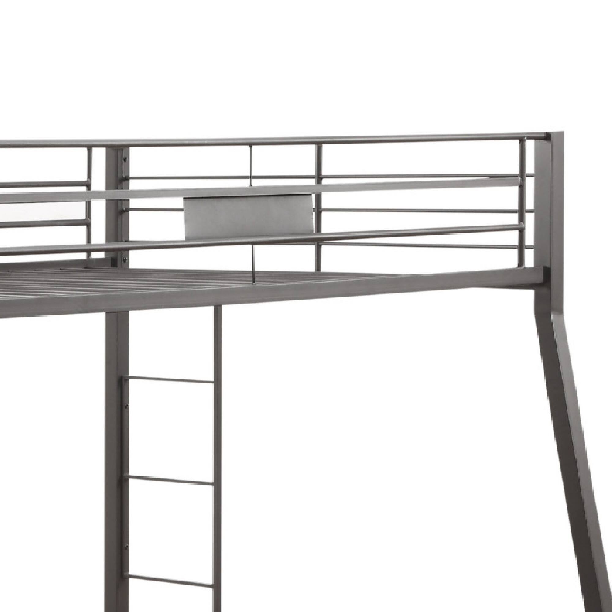 Alt View 2. Manhattan Lane - Metal Full XL/Queen Bunk Bed - Black.