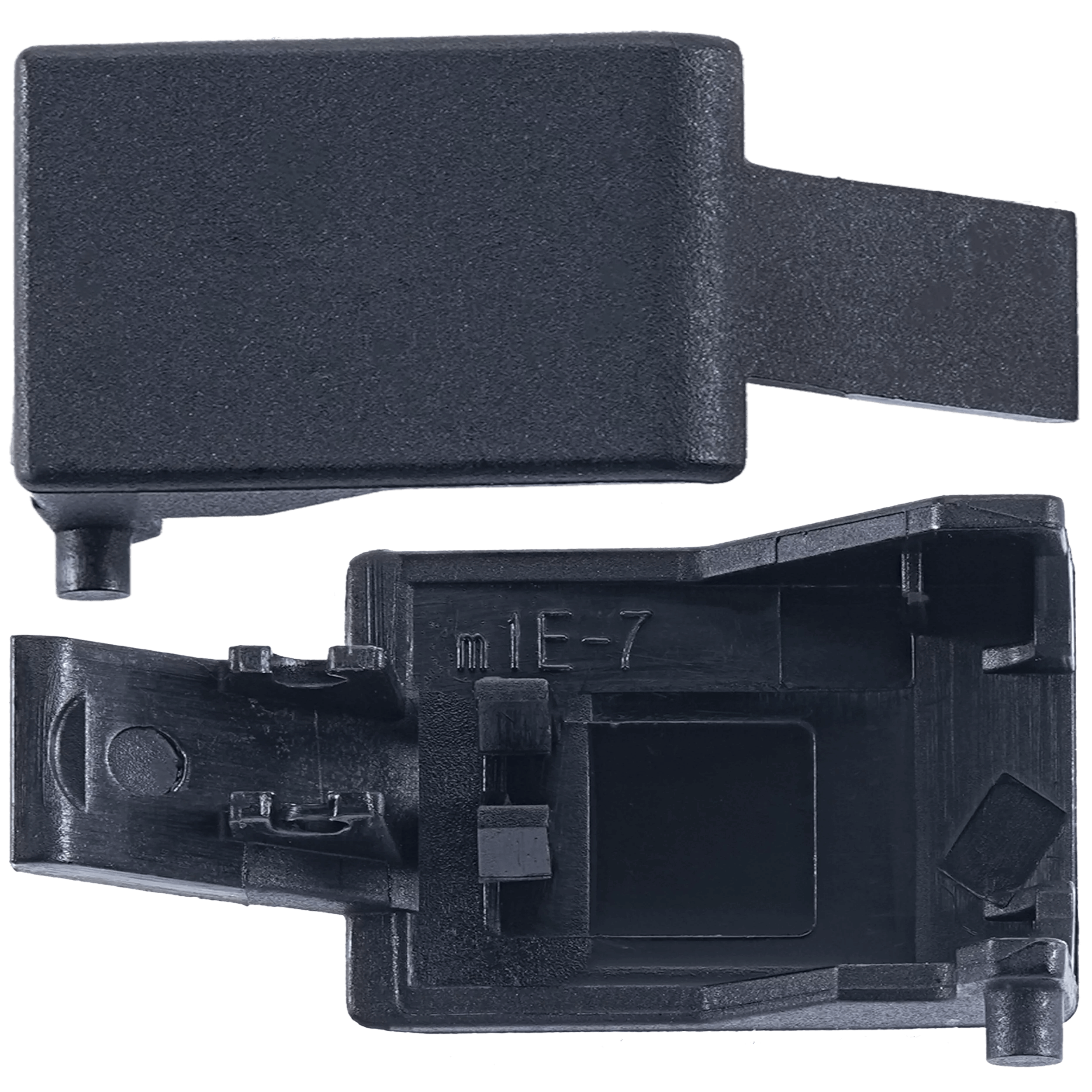 Alt View 3. MobileSentrix - Hinge Cover Replacement Compatible For Nintendo Switch OLED - Black.