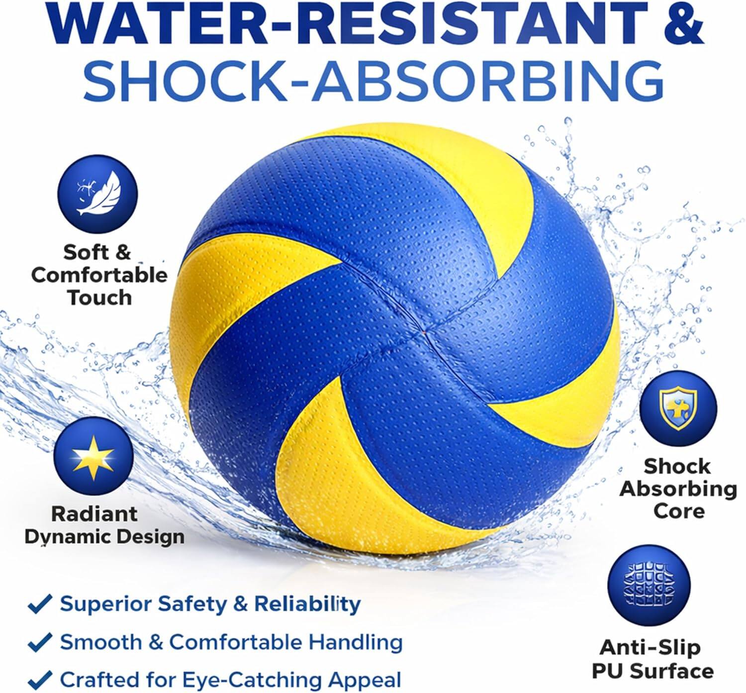 WATER-RESISTANT & SHOCK-ABSORBING

- Soft & Comfortable Touch
- Radiant Dynamic Design
- Shock Absorbing Core
- Superior Safety & Reliability
- Smooth & Comfortable Handling
- Crafted for Eye-Catching Appeal
- Anti-Slip PU Surface