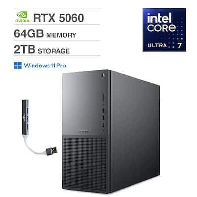 Dell Tower Plus EBT2250 Desktop, Next gen XPS (Ultra 7 265, 64GB Dell Tower Plus EBT2250 Desktop, Next gen XPS (Ultra 7 265, 64GB