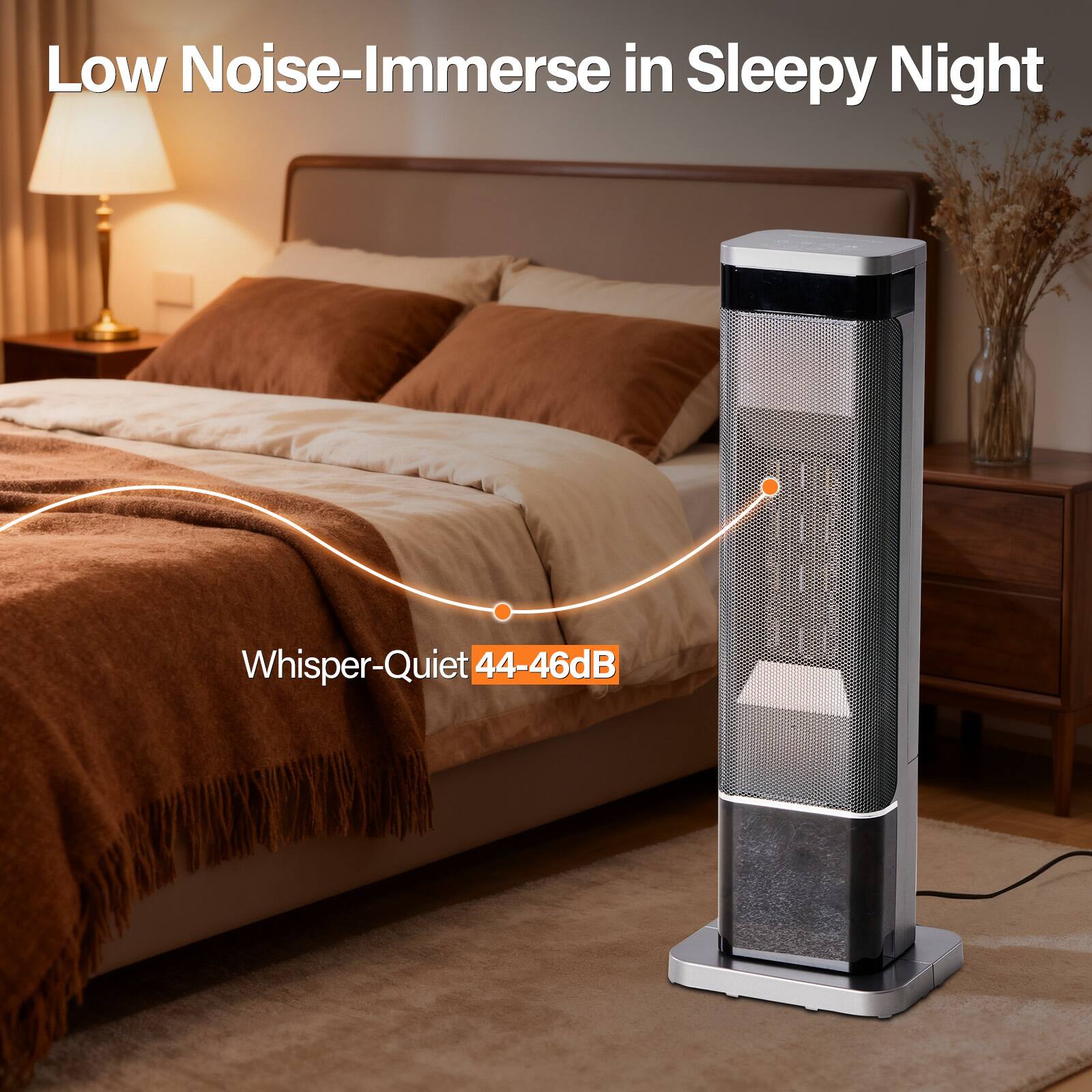 Low Noise-Immerse in Sleepy Night

Whisper-Quiet 44-46dB