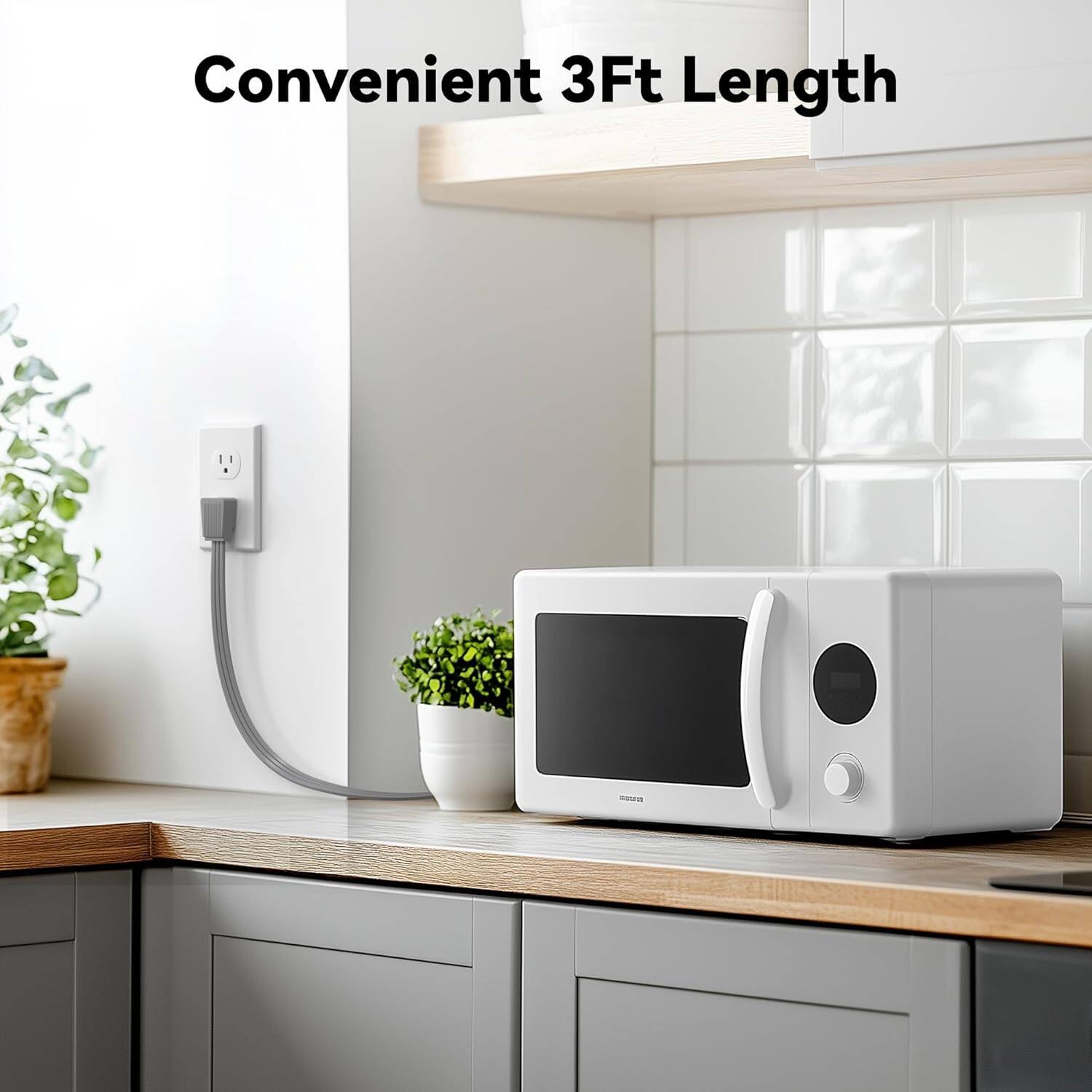 Convenient 3Ft Length