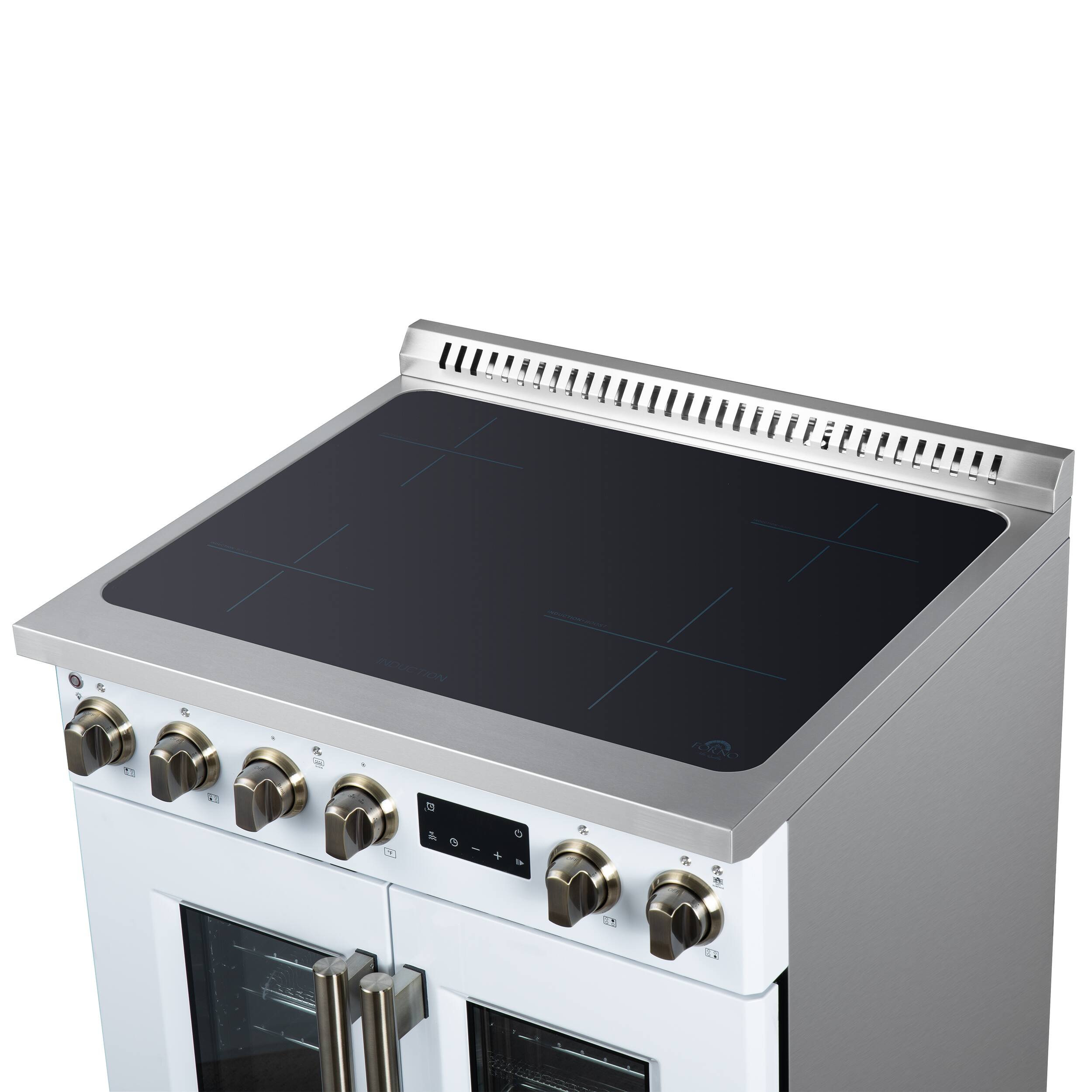 Forno Appliances Torino 30 in. Freestanding French Door Induction Range ...