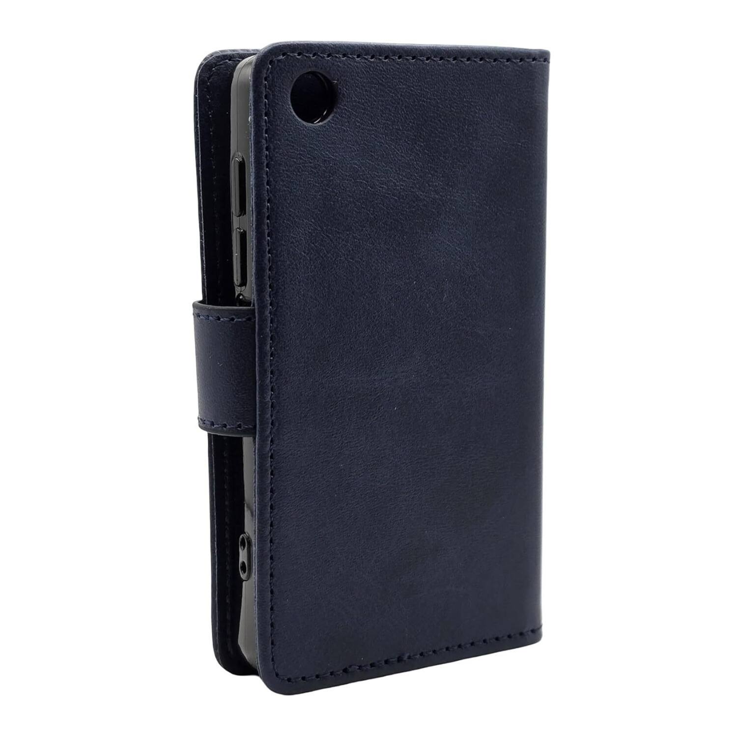 Angle. Samvix - Samvix Leather Book Case for Q6 Music Player (Blue).