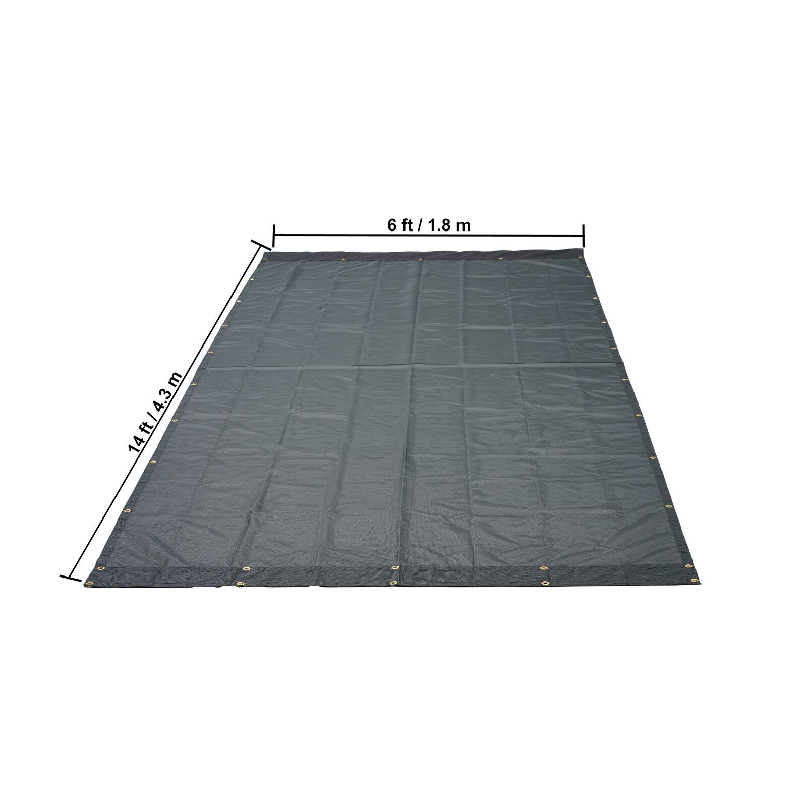 6 ft / 1.8 m  
14 ft / 4.3 m