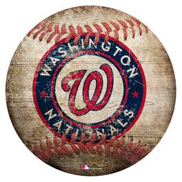 Fan Creations - Washington Nationals 12'' x 12'' Baseball Sign - Multicolor