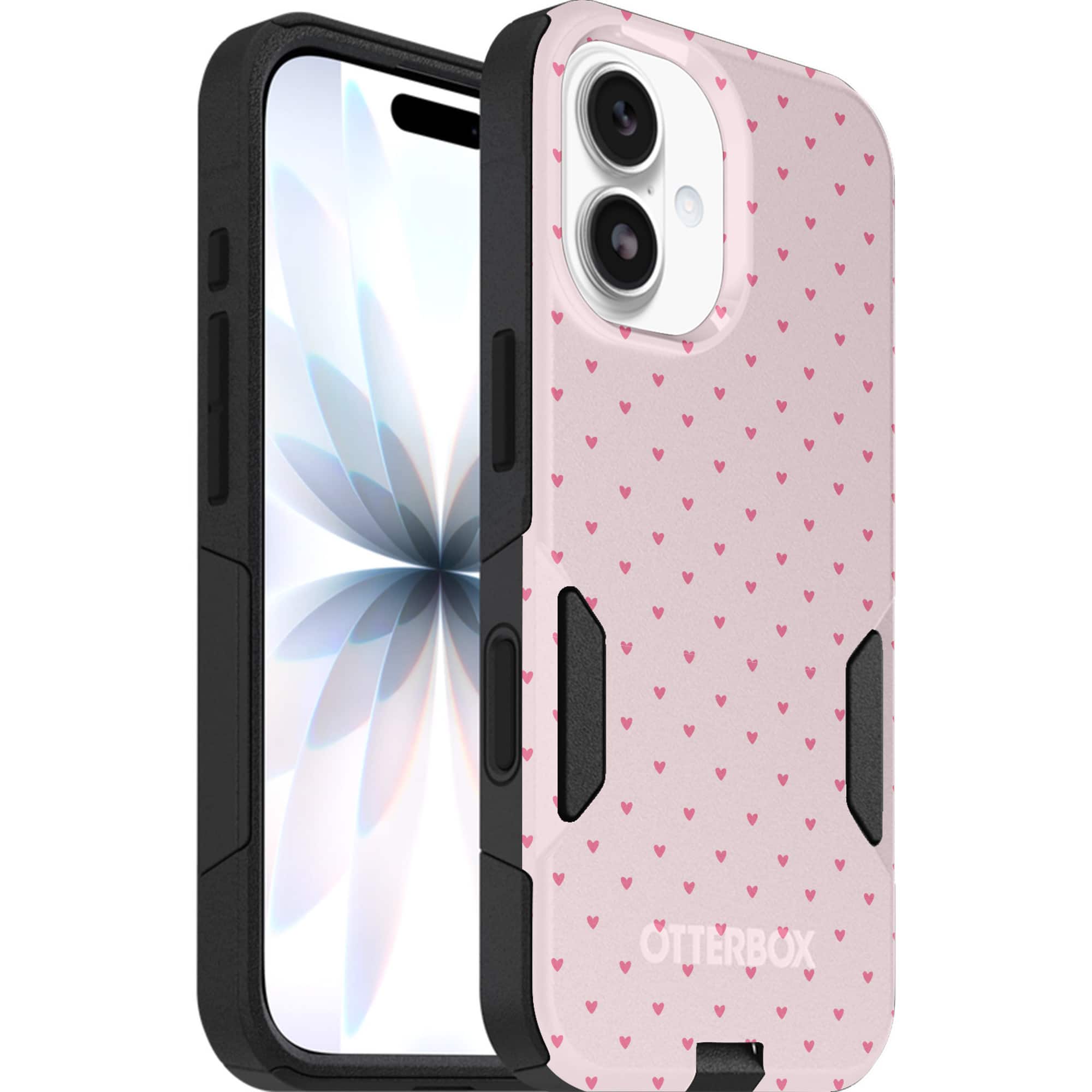 OtterBox - Artist Edition MagSafe Commuter Series Case for iPhone 17 - Love is in the Air Hearts