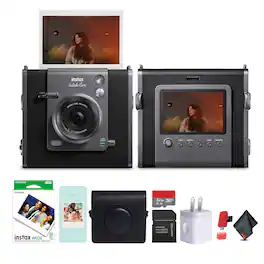 Fujifilm - INSTAX WIDE EVO Hybrid Instant Film Camera, instax Wide Instant Film
