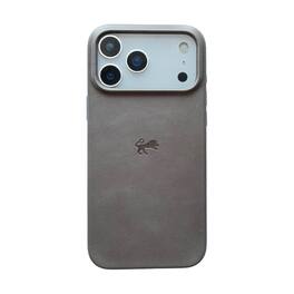 LUMAZI - Full Grain Leather MagSafe iPhone 17 Pro Case - Storm Grey