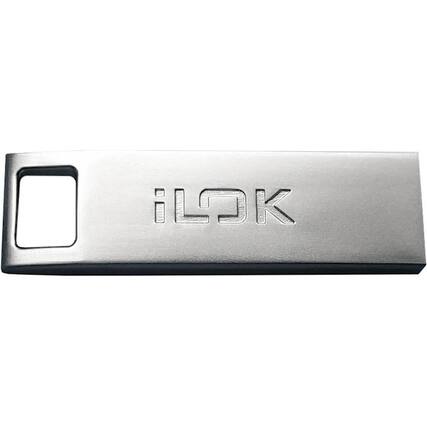 Front. iLok - USB Key Software Authorization Device (3rd Gen) - Silver.
