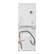 Alt View 9. Equator - Equator APARTMENT COMPACT STACKABLE EW 826 Washer 1.6cf + ED 860 Electric Dryer 3.5cf Vented w/ Sensor 110V - White.