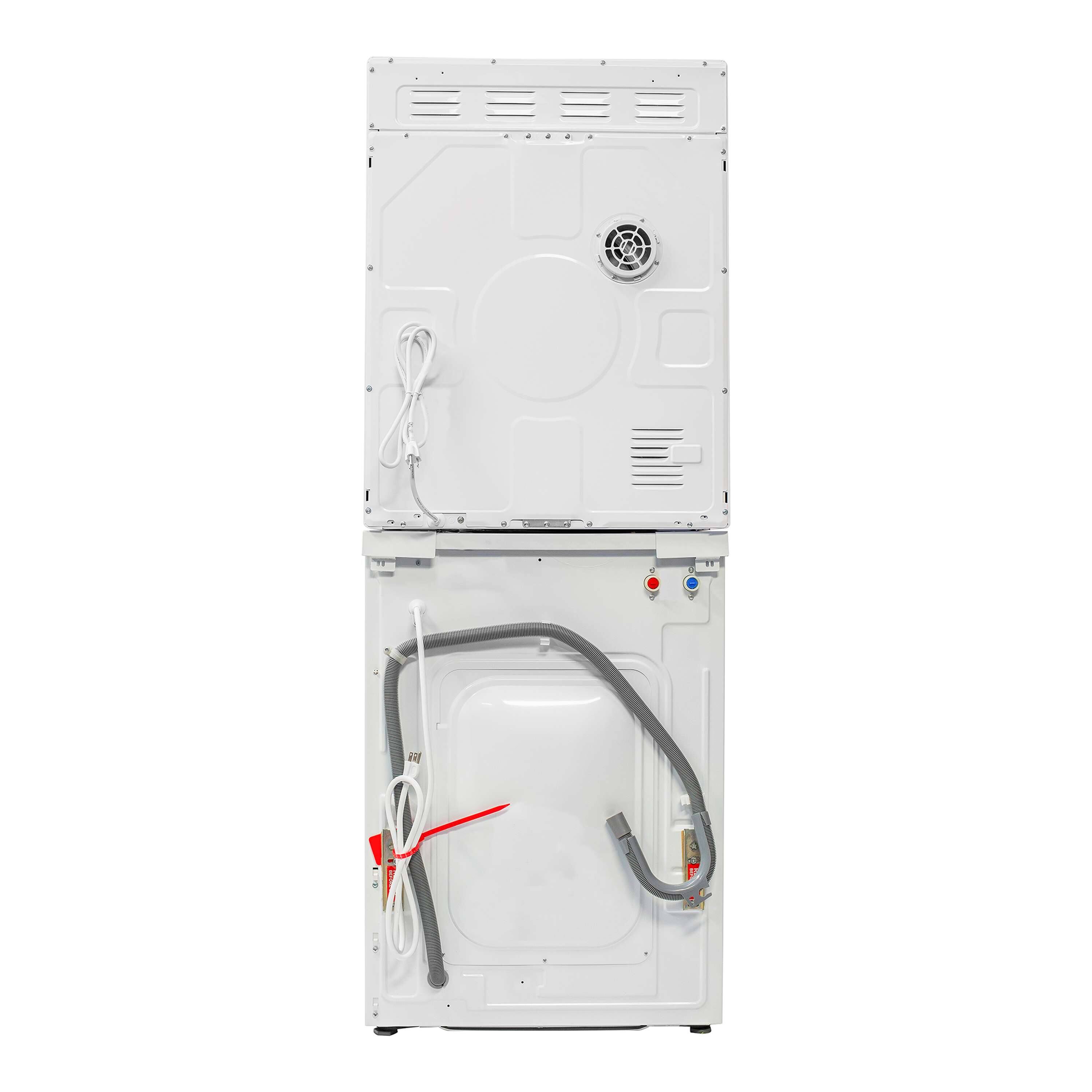 Alt View 9. Equator - Equator APARTMENT COMPACT STACKABLE EW 826 Washer 1.6cf + ED 860 Electric Dryer 3.5cf Vented w/ Sensor 110V - White.