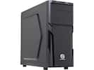 Front. Thermaltake - Thermaltake Versa H21 Mid Tower Computer Case with USB 3.0 and All-Black Interior(CA-1B2-00M1NN-00) - Black.