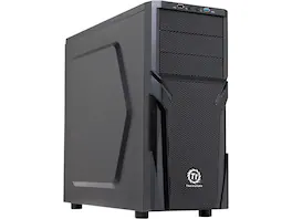 Thermaltake - Versa H21 Mid Tower Computer Case with USB 3.0 and All-Black Interior(CA-1B2-00M1NN-00) - Black