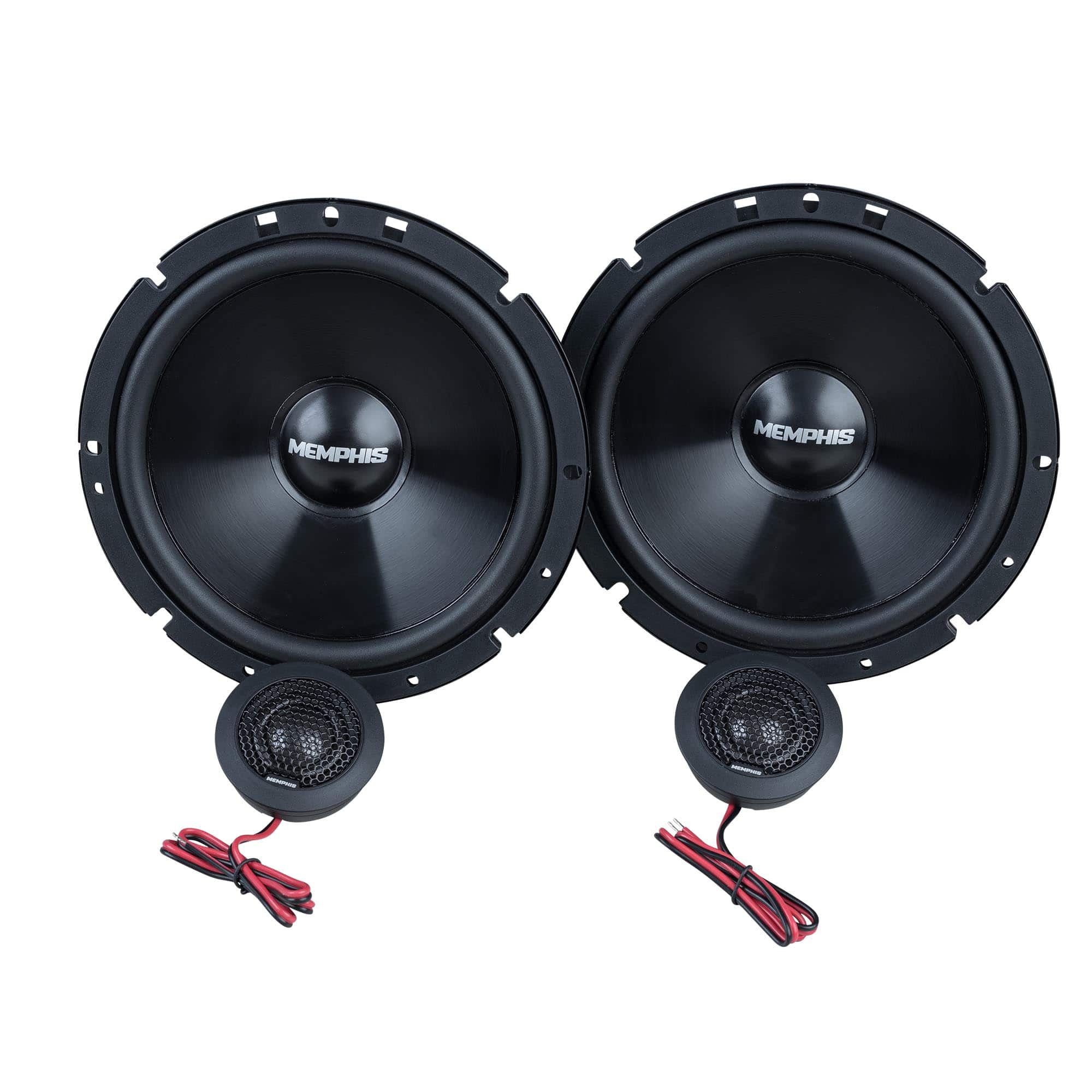 Memphis Car Audio - Memphis Audio SRX60CV 6.5" Component Speakers - Pair - Black/Gray