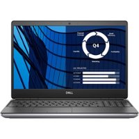 Dell - Precision 7750 17.3" Refurbished Laptop - Intel 10th Gen Core i7 with 64GB Memory - NVIDIA Quadro RTX 3000 6GB - 2TB SSD - Black - Front_Zoom