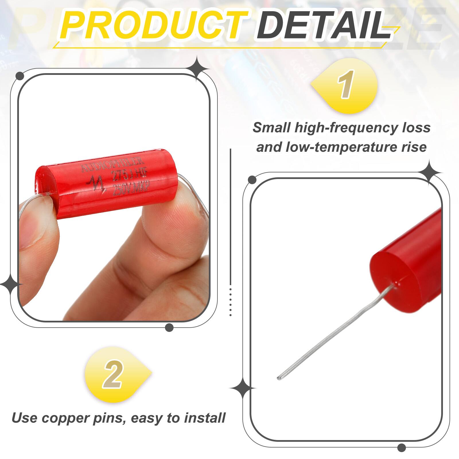 **PRODUCT DETAIL**

1. Small high-frequency loss and low-temperature rise

2. Use copper pins, easy to install