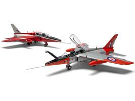 Left. Airfix - Level 2 Model Kit Folland Gnat T.1 Fighter Aircraft with 2 Scheme Options 1/48 Plastic Model Kit by Airfix - Multi.