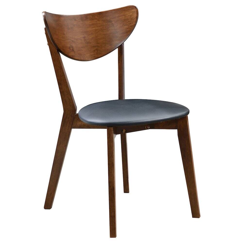 Alt View 2. Coaster Co. of America - Jedda Wood Dining Side Chair Dark Walnut (Set of 2) - Brown.