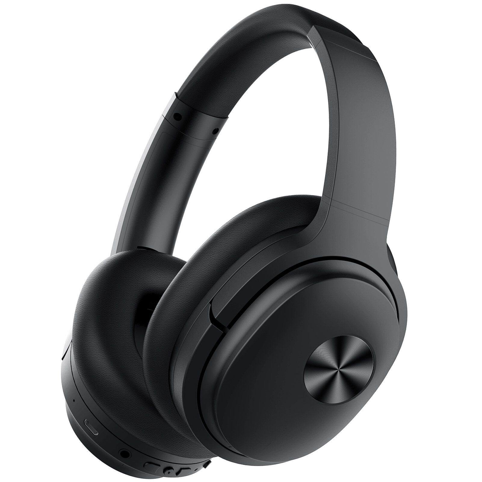Front. COWIN - Hybrid Active Noise Cancelling Bluetooth Headphone Over Ear 2 - Black.