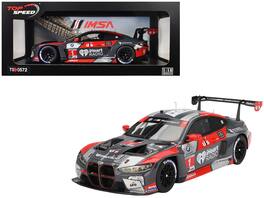 Top Speed - BMW M4 GT3 #1 Bryan Sellers - Madison Snow - Neil Verhagen Paul Miller Racing 12 Hours of Sebring (2024) 1/18 Model Car - Multicolor