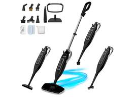 Rosewill - 11-in-1 Steam Mop, 260°F Handheld, 1200W Detachable, Removable Tank - Black
