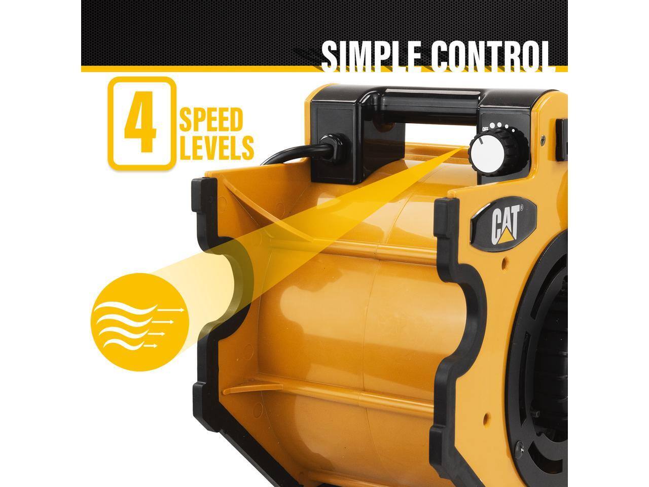 4 SPEED LEVELS SIMPLE CONTROL