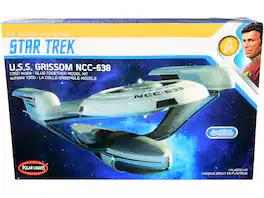 Polar Lights - Skill 2 Model Kit U.S.S. Grissom NCC-638 Starship Star Trek III: The Search for Spock (1984) Movie 1/350 Scale Model - Multicolor