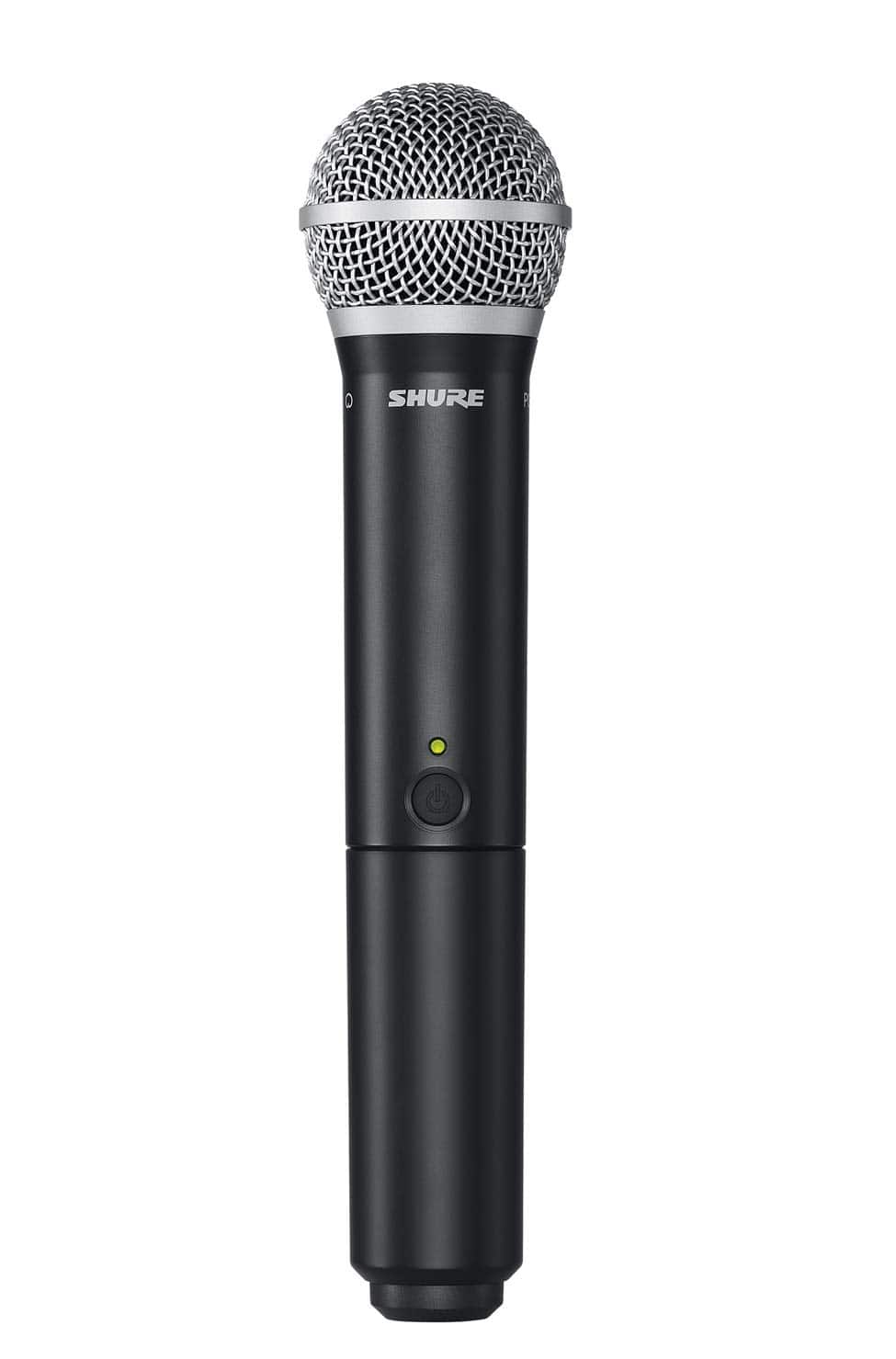 Shure - BLX2/PG58 Handheld Wireless Transmitter with PG58 Vocal Mic Capsule - for use with BLX Wireless Microphone Syste - Blue