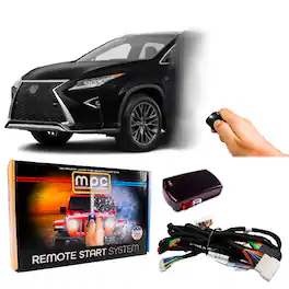 MPC - Plug-n-Play OEM Remote Activated Remote Start Kit For 2016-2019 Lexus RX350 - Black