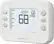 The image features a white Honeywell Home thermostat with a digital display. The display shows the current indoor temperature, which is set at 68 degrees. The thermostat is set to follow a schedule, and the time is set to 12:30 PM. The thermostat has a fan mode, and it is currently set to auto mode. The device also has a hold function, which can be used to maintain the current temperature.