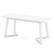 Alt View 17. Costway - 1 PCS 42" Modern Entryway Bench with Rubber Wood Legs Smooth Seating Area Easy Assembly - White.