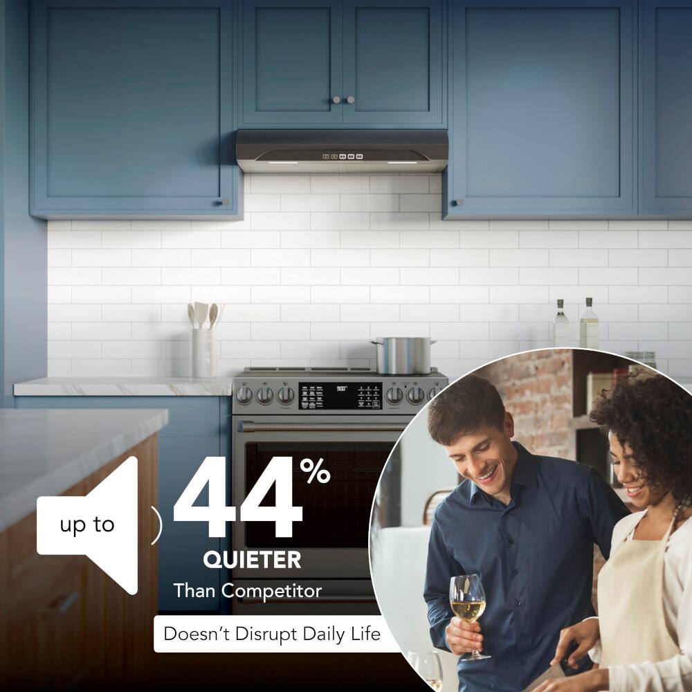 "Up to 44% quieter than competitor, doesn't disrupt daily life."