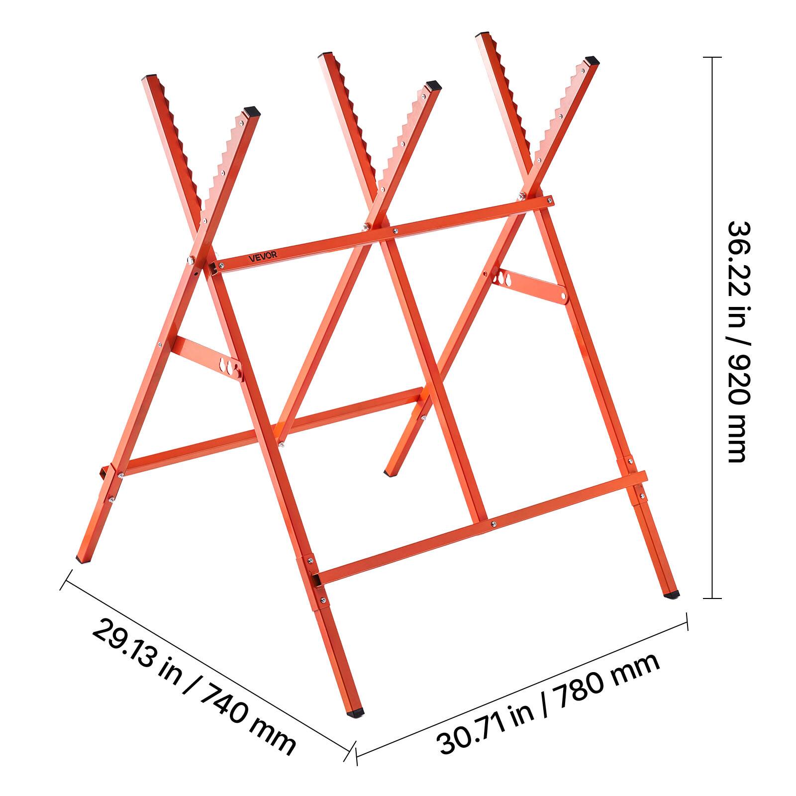 VEVOR 36.22 in / 920 mm  
29.13 in / 740 mm  
30.71 in / 780 mm