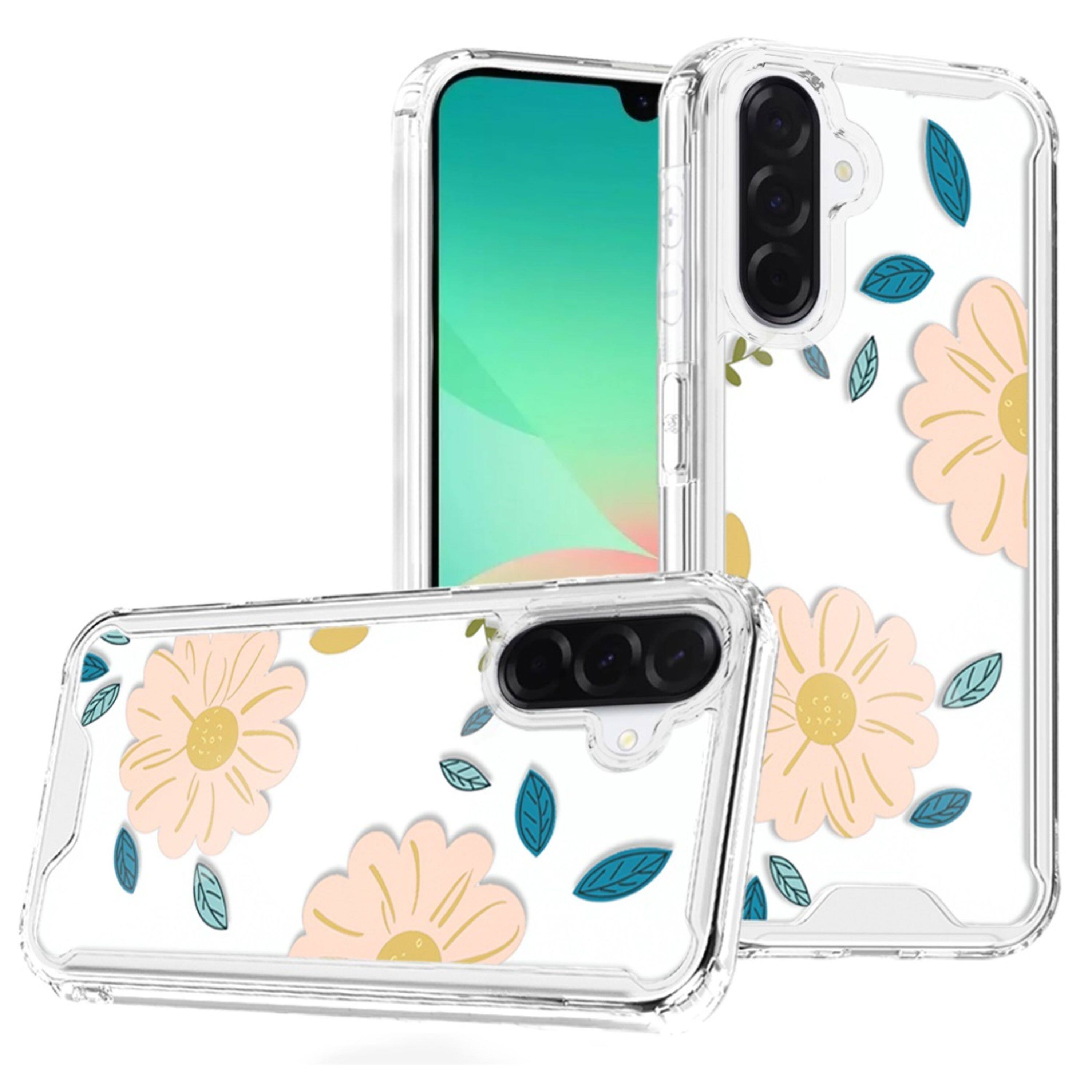 Kitcheniva Whimsical Graphic Case With Ultra Clear TPU Shell & Tempered ...
