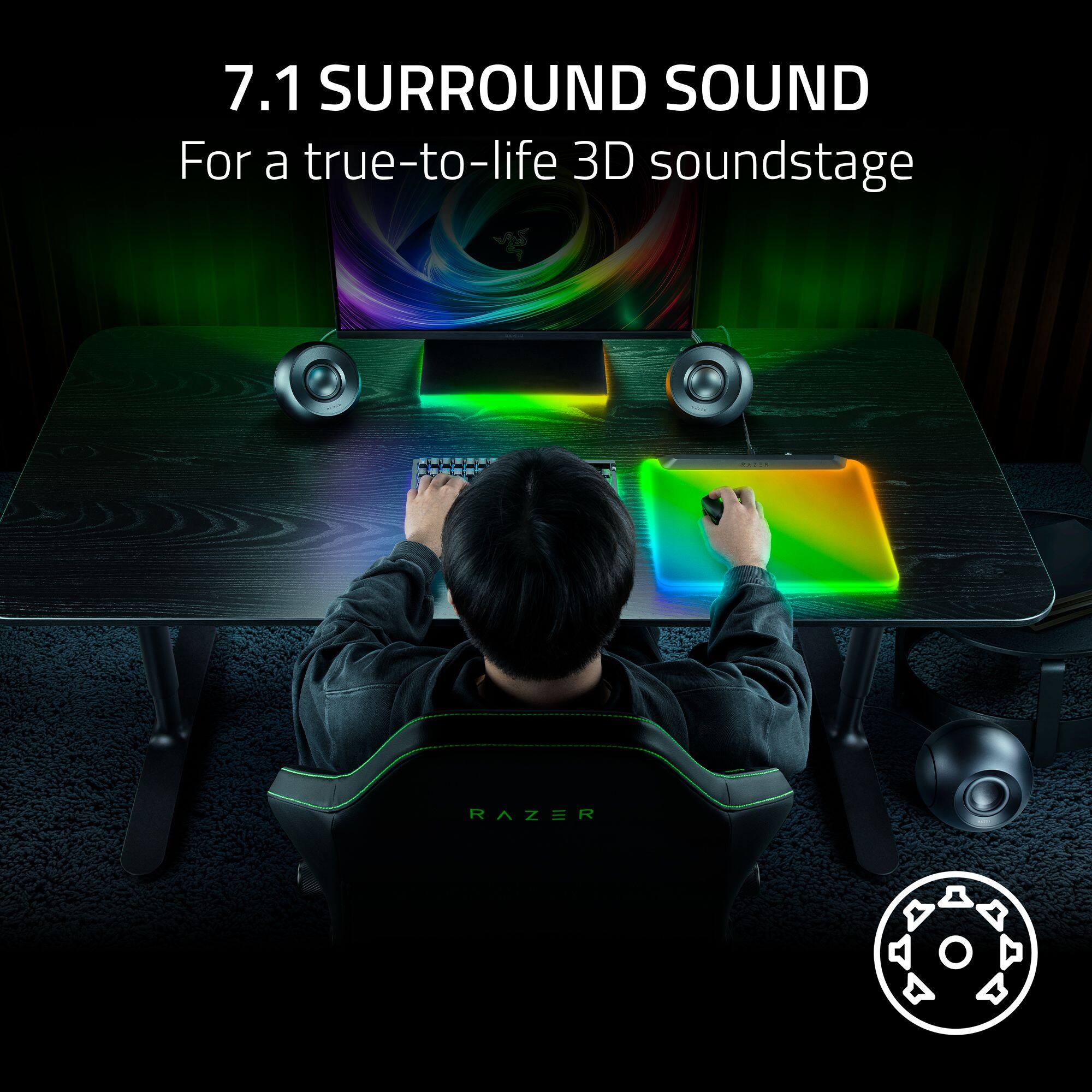 7.1 SURROUND SOUND  
For a true-to-life 3D soundstage