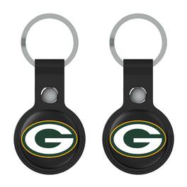 Keyscaper - Green Bay Packers Two-Pack AirTag Holders - No Size - Black