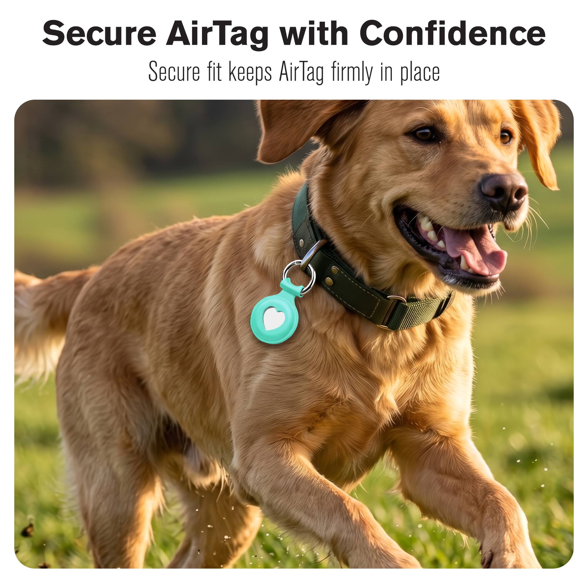 Secure AirTag with Confidence  
Secure fit keeps AirTag firmly in place