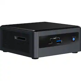 Refurbished Excellent - NUC 10 NUC10i3FNHN NUC 10 NUC10i3FNHN Mini Desktop (i3-10110U, 16GB, 256GB SSD, Intel UHD, Win 11 Pro) - Upgraded - Black