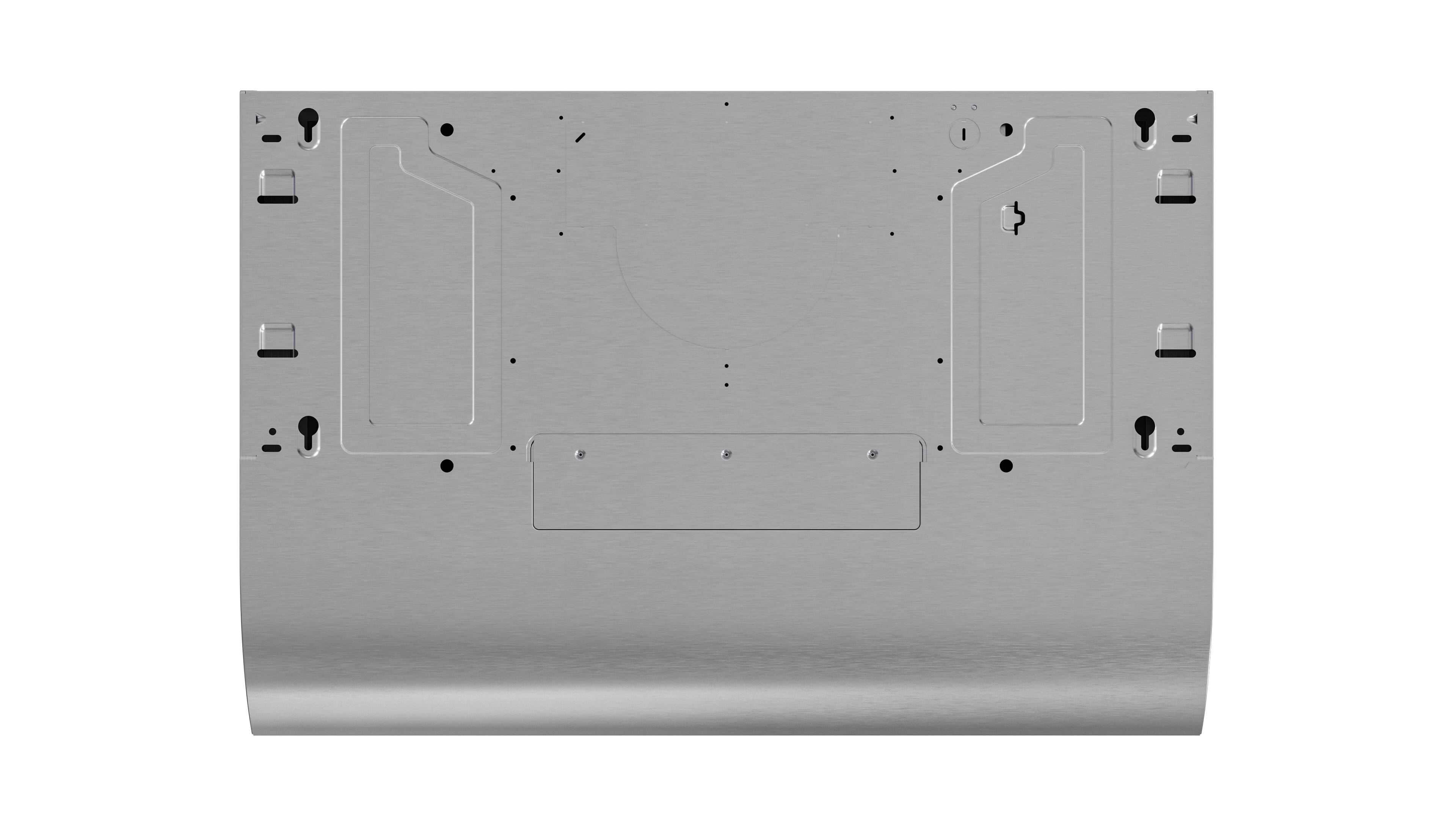 Alt View 5. Broan - Mantra 36-Inch 350 MAX Blower CFM 1.5 Sones Range Hood - Stainless Steel.