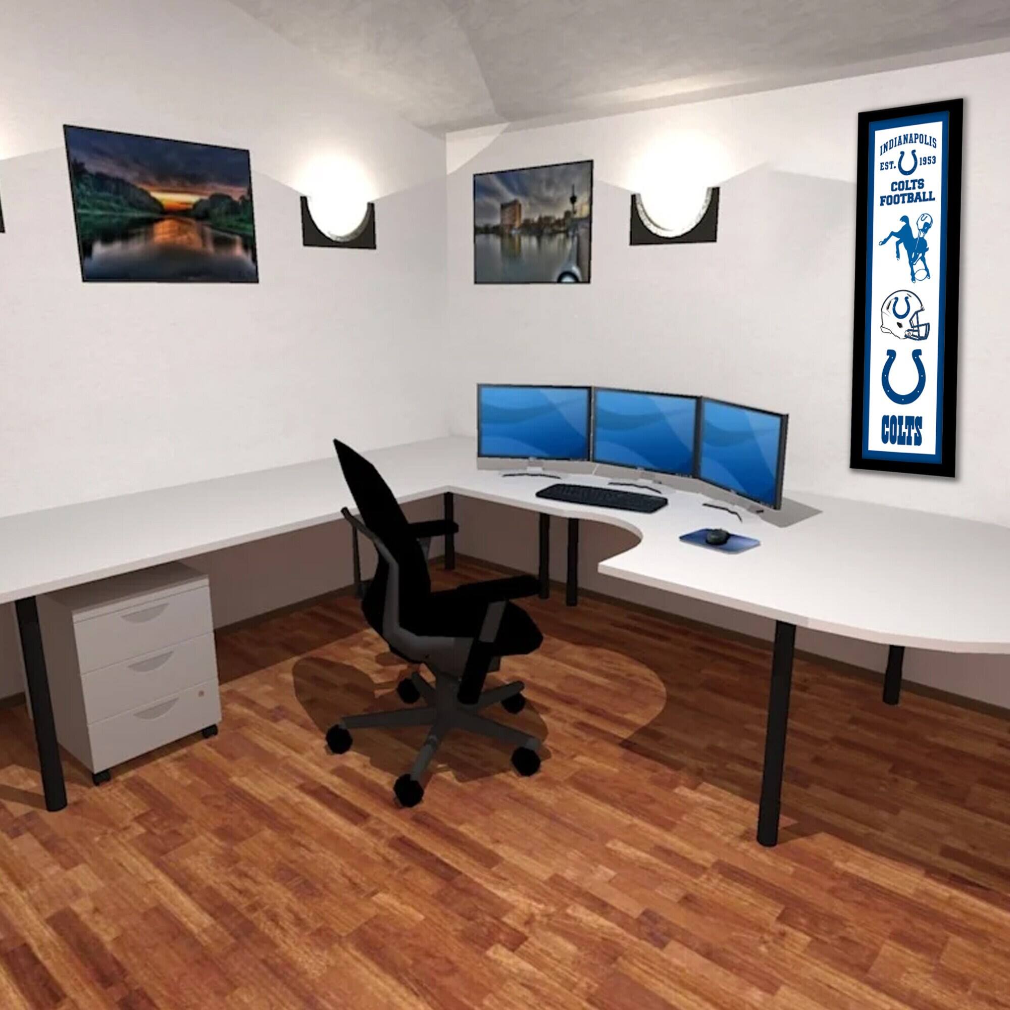 INDIANAPOLIS  
EST. 1953  
COLTS FOOTBALL  
COLTS