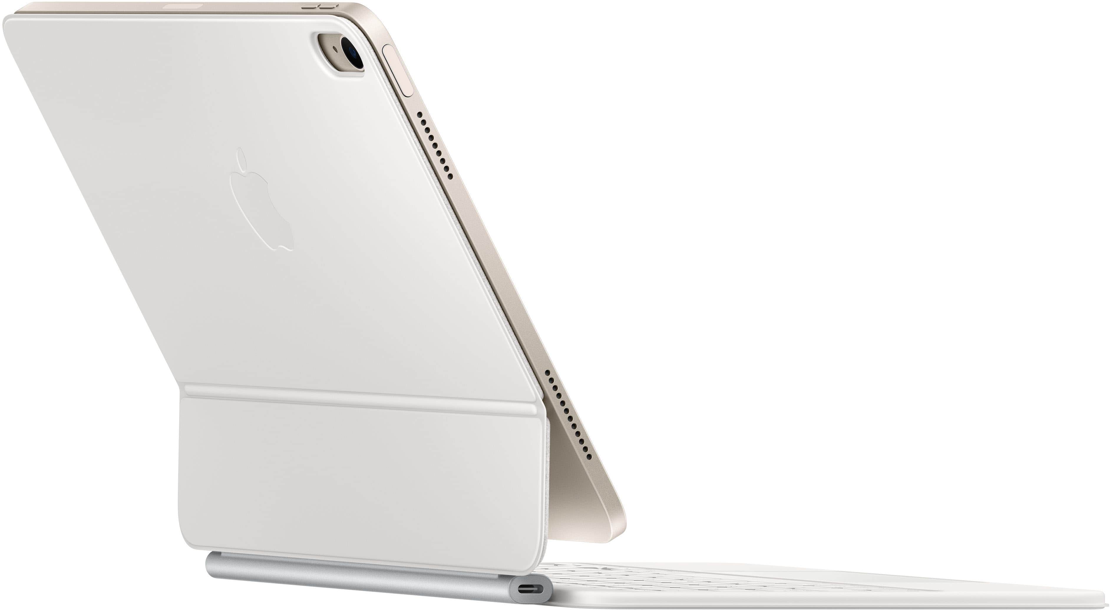 Alt View 4. Apple - Magic Keyboard for iPad Air 11-inch (M3) - White.