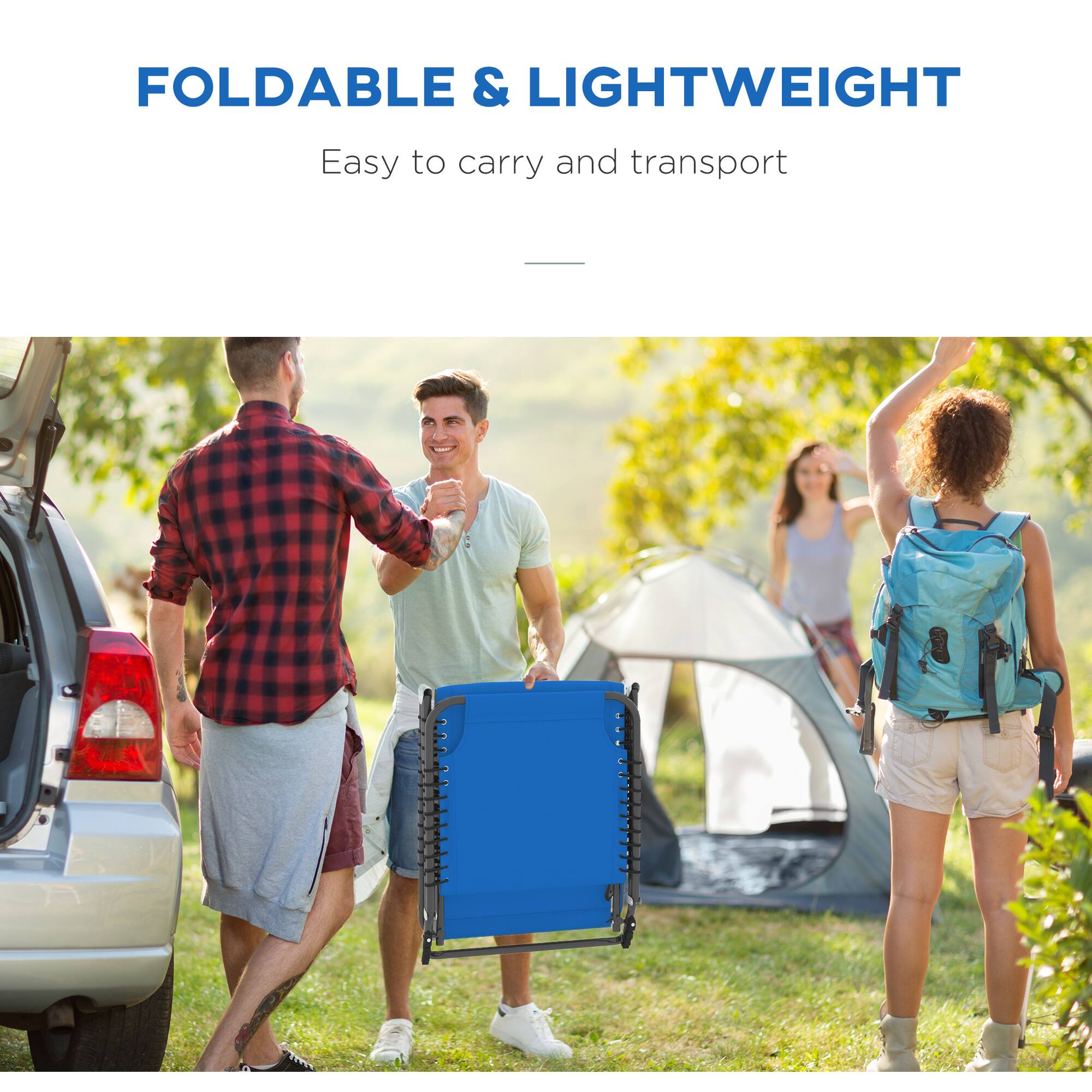 FOLDABLE & LIGHTWEIGHT
Easy to carry and transport